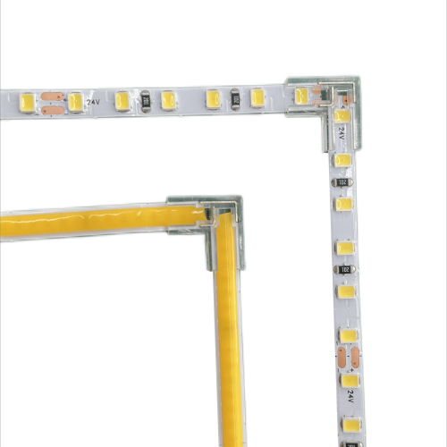 Non-darkness L-shape connector